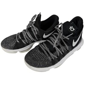 NIKE Kevin Durant Kids Basketball Shoes Black White Youth 6Y‎ 918365-001